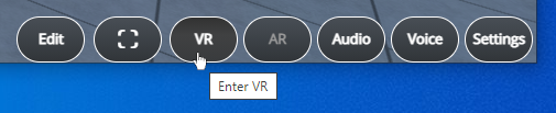 The VR button awakens